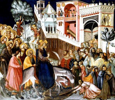 Lorenzetti, Wjazd Chrystusa do Jerozolimy reprodukcja